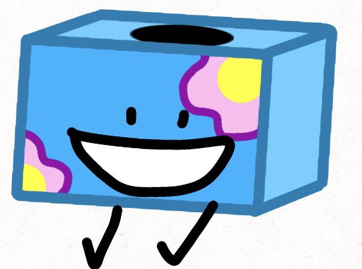 Santa Tissue Box merch art